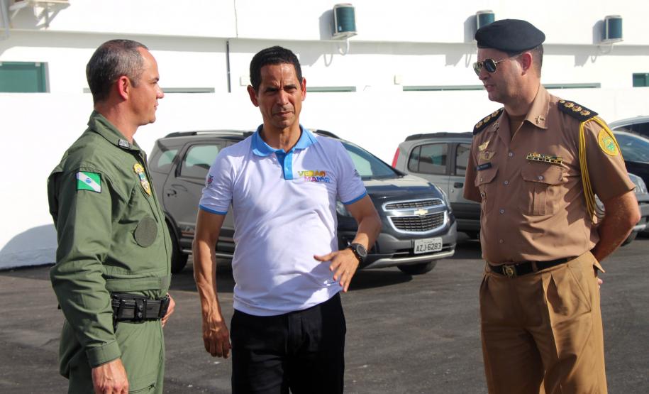 Nova base do BPMOA é instalada no litoral para atuação conjunta com a saúde em resgates e remoções aeromédicas no Verão Maior