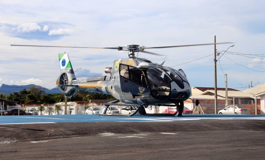 Nova base do BPMOA é instalada no litoral para atuação conjunta com a saúde em resgates e remoções aeromédicas no Verão Maior