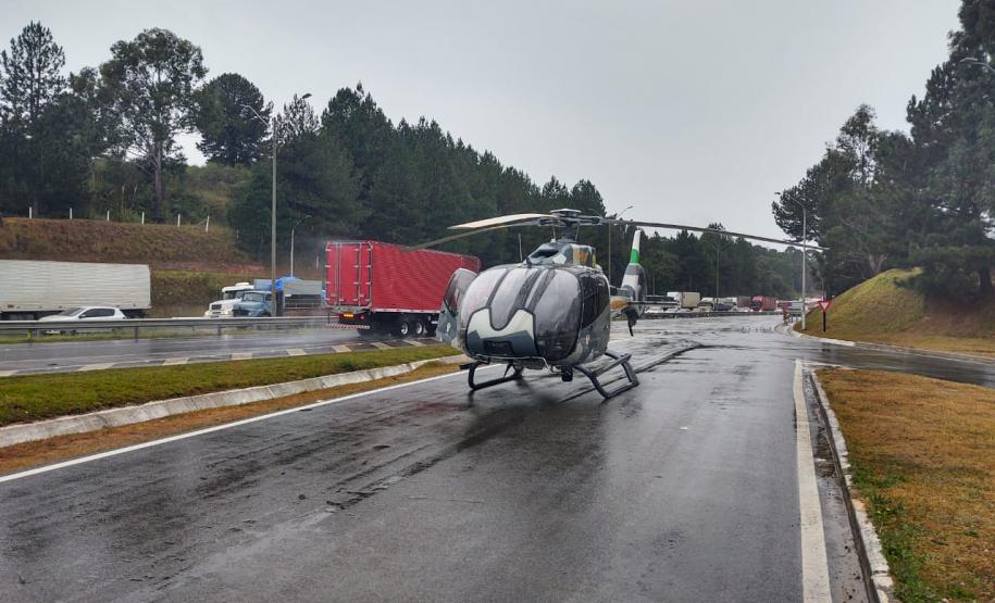 BPMOA presta apoio em grave acidente na BR 276 em São José dos Pinhais, na RMC