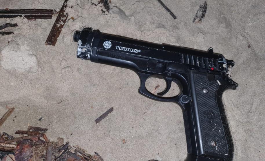 Tentativa de roubo a policial militar termina com adolescente apreendido em Matinhos, no Litoral do estado