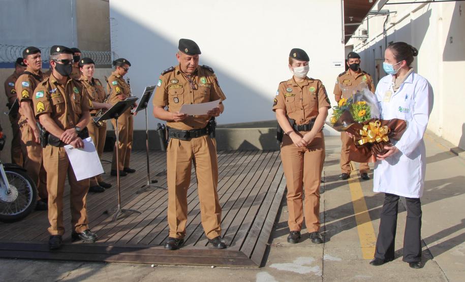 Visita 23ºBatalhão e Banda de Música ao Hospital Vitória
