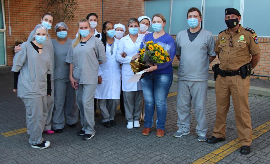 Visita 23ºBatalhão e Banda de Música ao Hospital Vitória