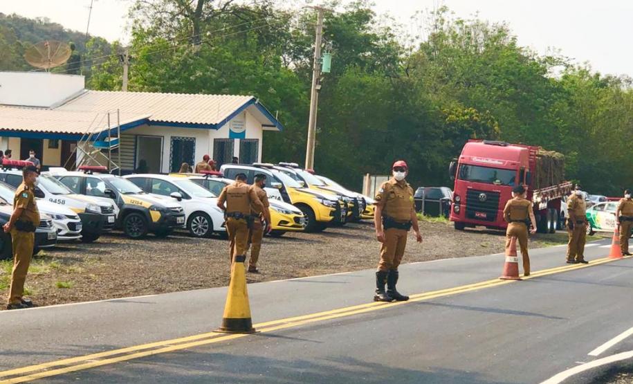 Megaoperação Divisas Integradas termina com a apreensão de mais de 410 quilos de drogas pela Polícia Militar do Paraná