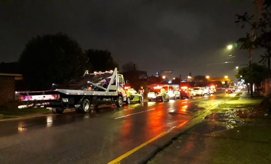 Ação integrada flagra 212 pessoas e interdita cinco pontos comerciais em Curitiba