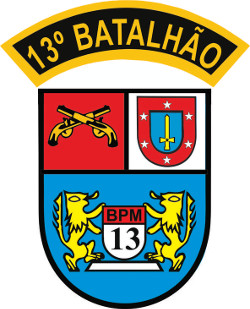 Brasão do 13º BPM