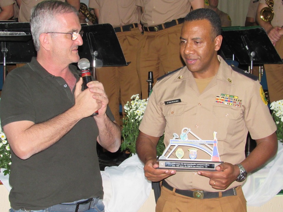 Cianorte (PR) recebe o concerto da Banda de Música da PM com homenagens e solidariedade