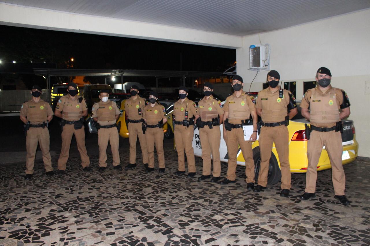 No combate à Covid-19, Polícia Militar desencadeia Operação Ostensividade II, em Cianorte (PR)