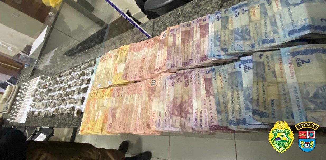 No Noroeste do estado, PM apreende mais de 2,5 mil porções e comprimidos de drogas