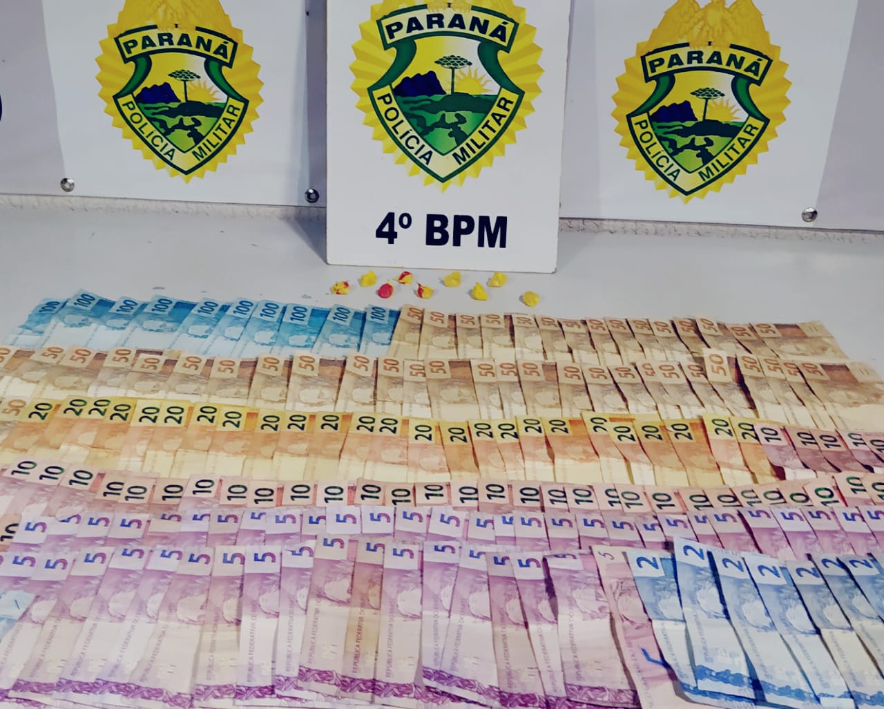 PM de Maringá encaminha três homens por envolvimento com o tráfico de drogas