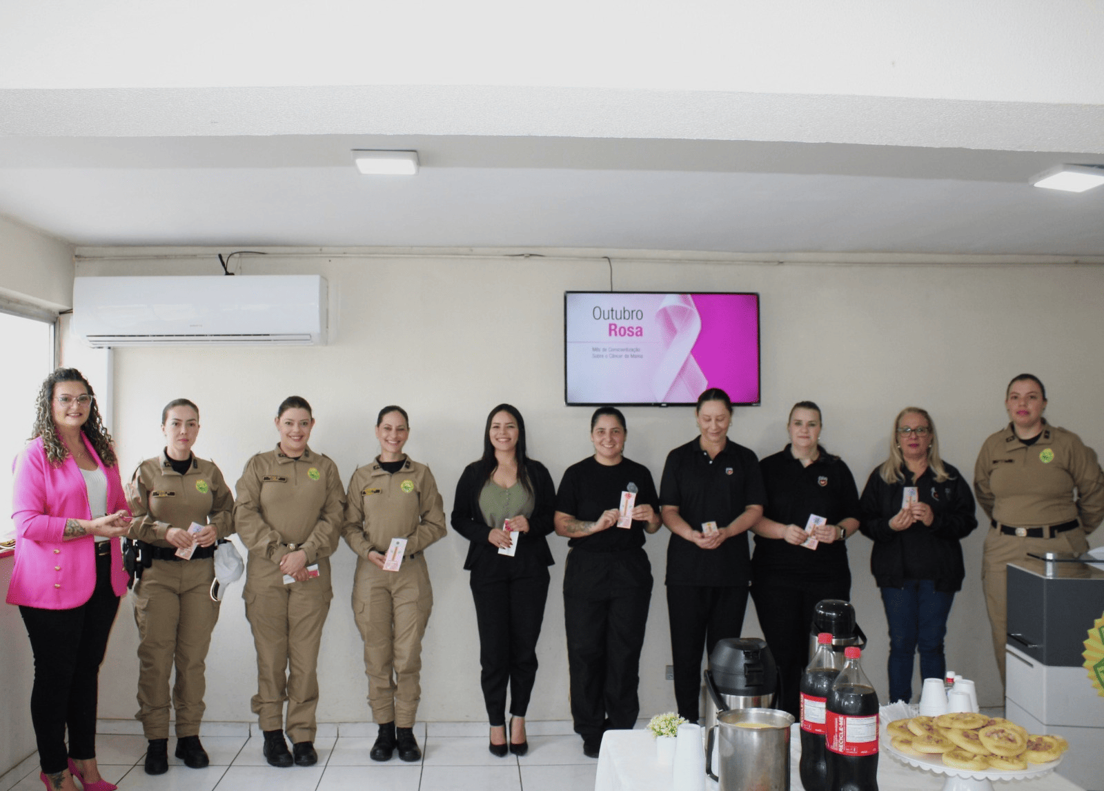 Café Outubro Rosa do BPTran