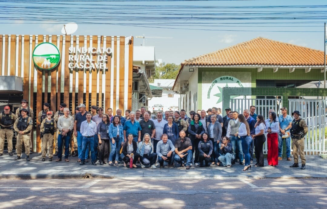 Polícia Militar do Paraná promove reunião comunitária com sindicatos rurais das regiões oeste e sudoeste do estado