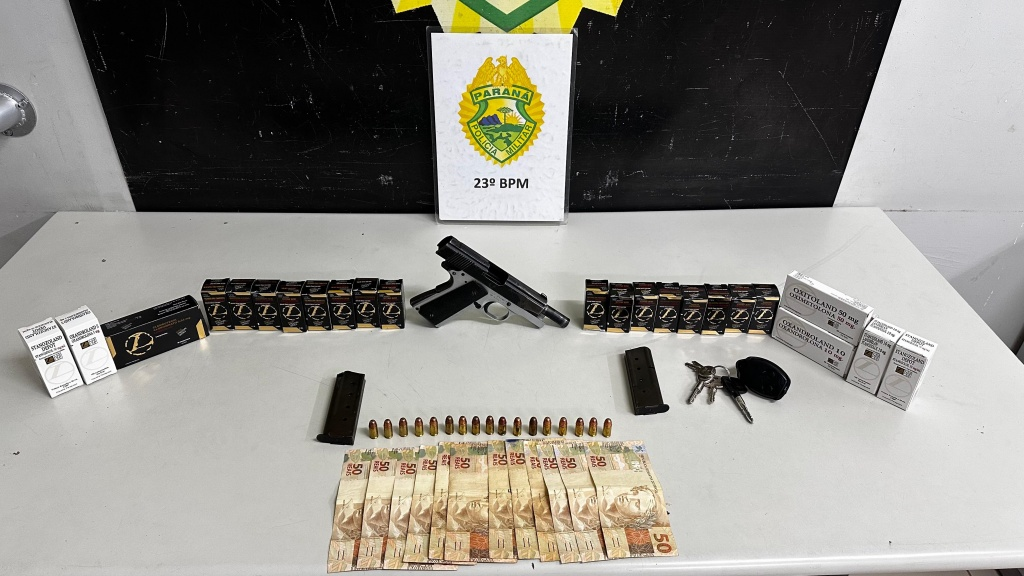 Polícia Militar do Paraná apreende 24 frascos de anabolizantes em Curitiba