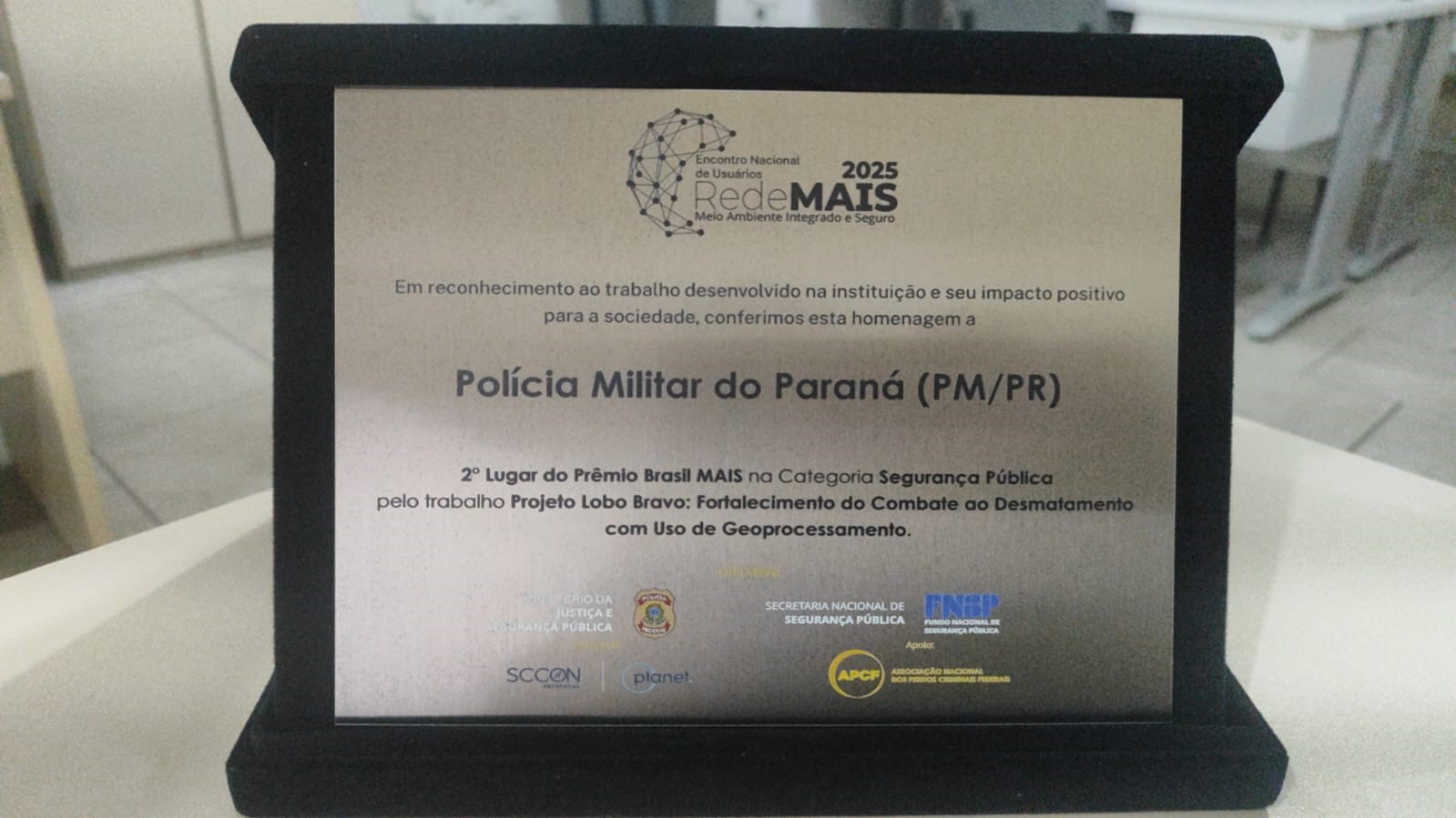 Batalhão de Polícia Militar Ambiental do Paraná conquista segundo lugar no prêmio Brasil MAIS