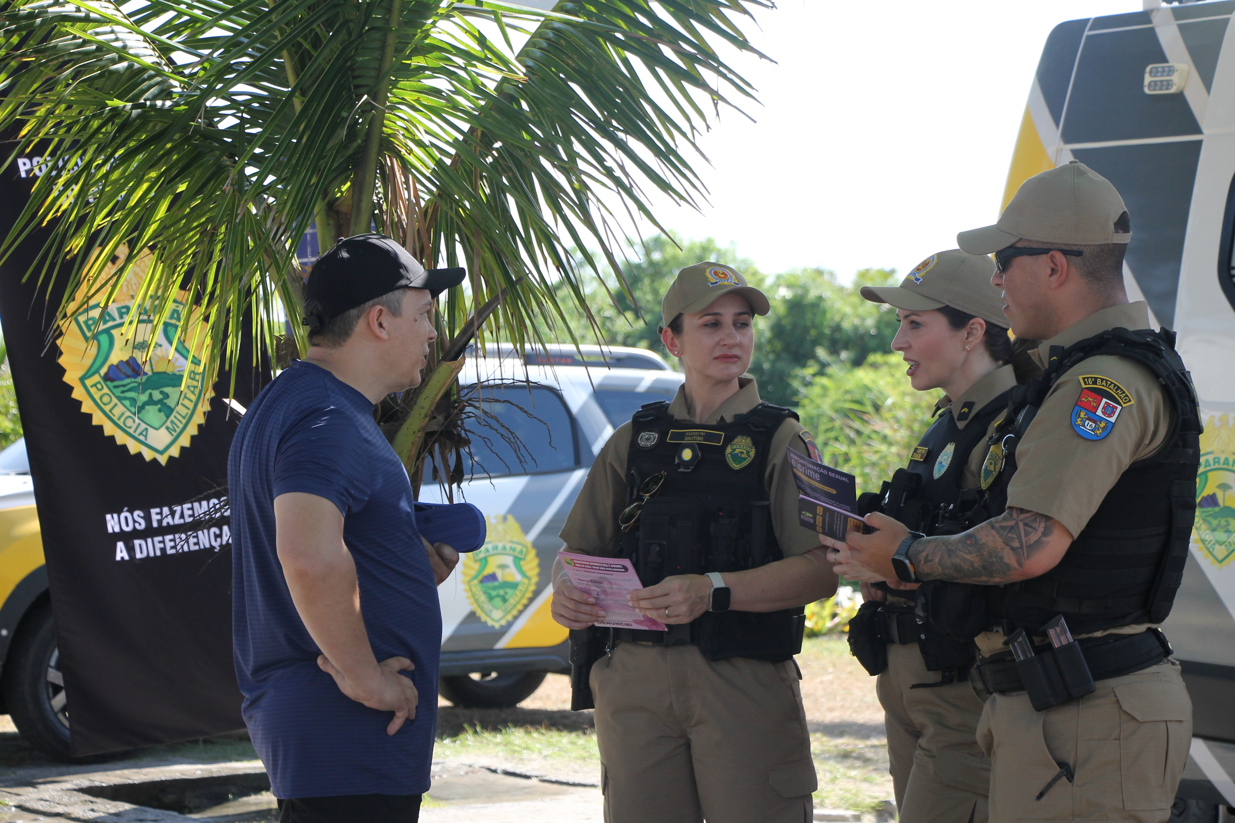 Ação de Prevenção à Violência Doméstica em Pontal do Paraná