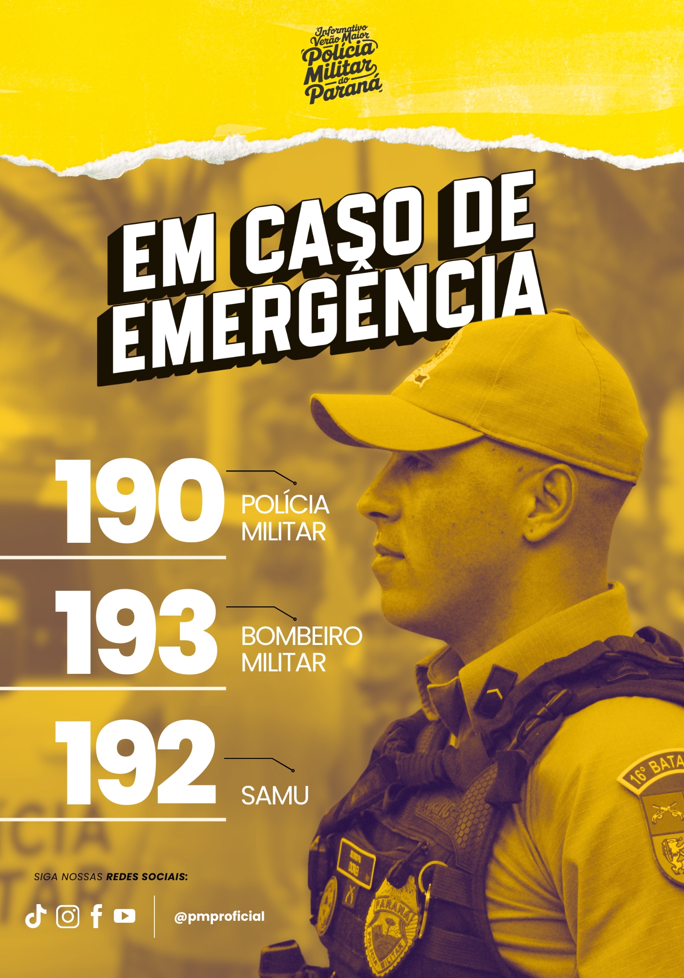 Ao longo de toda a operação, o informativo será divulgado semanalmente