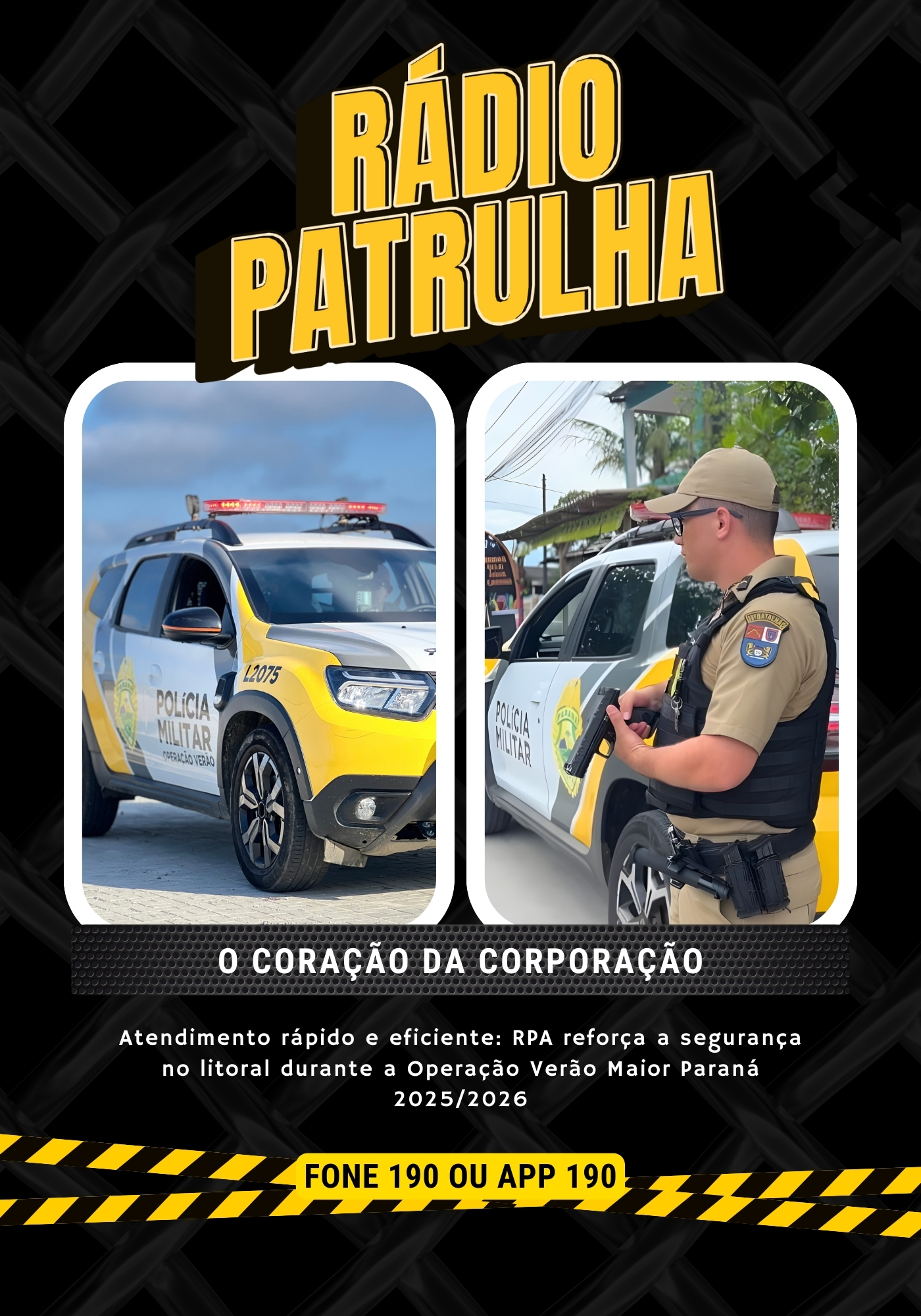 Ao longo de toda a operação, o informativo será divulgado semanalmente