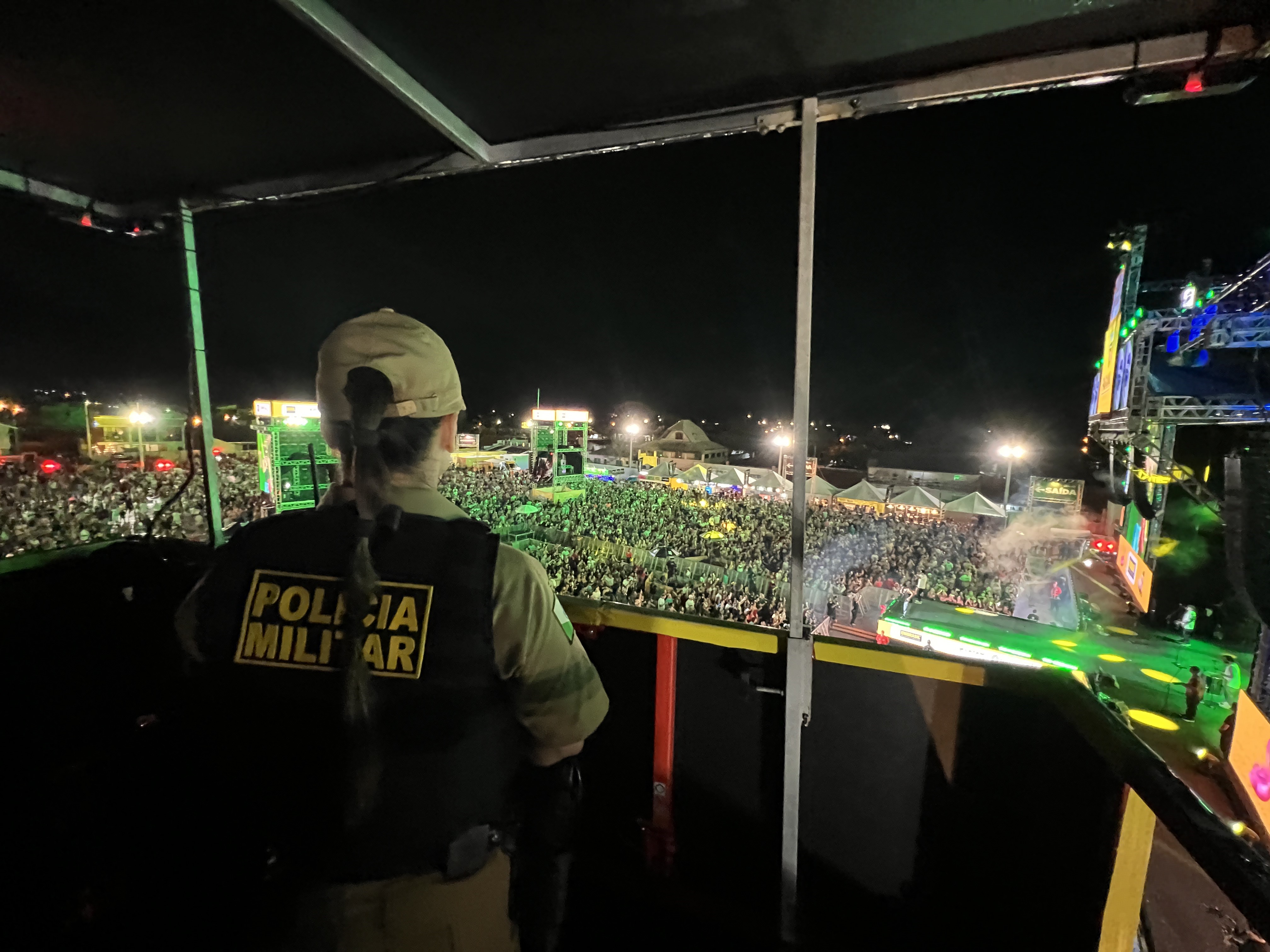 a Polícia Militar do Paraná (PMPR) desempenhou um papel fundamental para que o evento ocorresse de forma segura