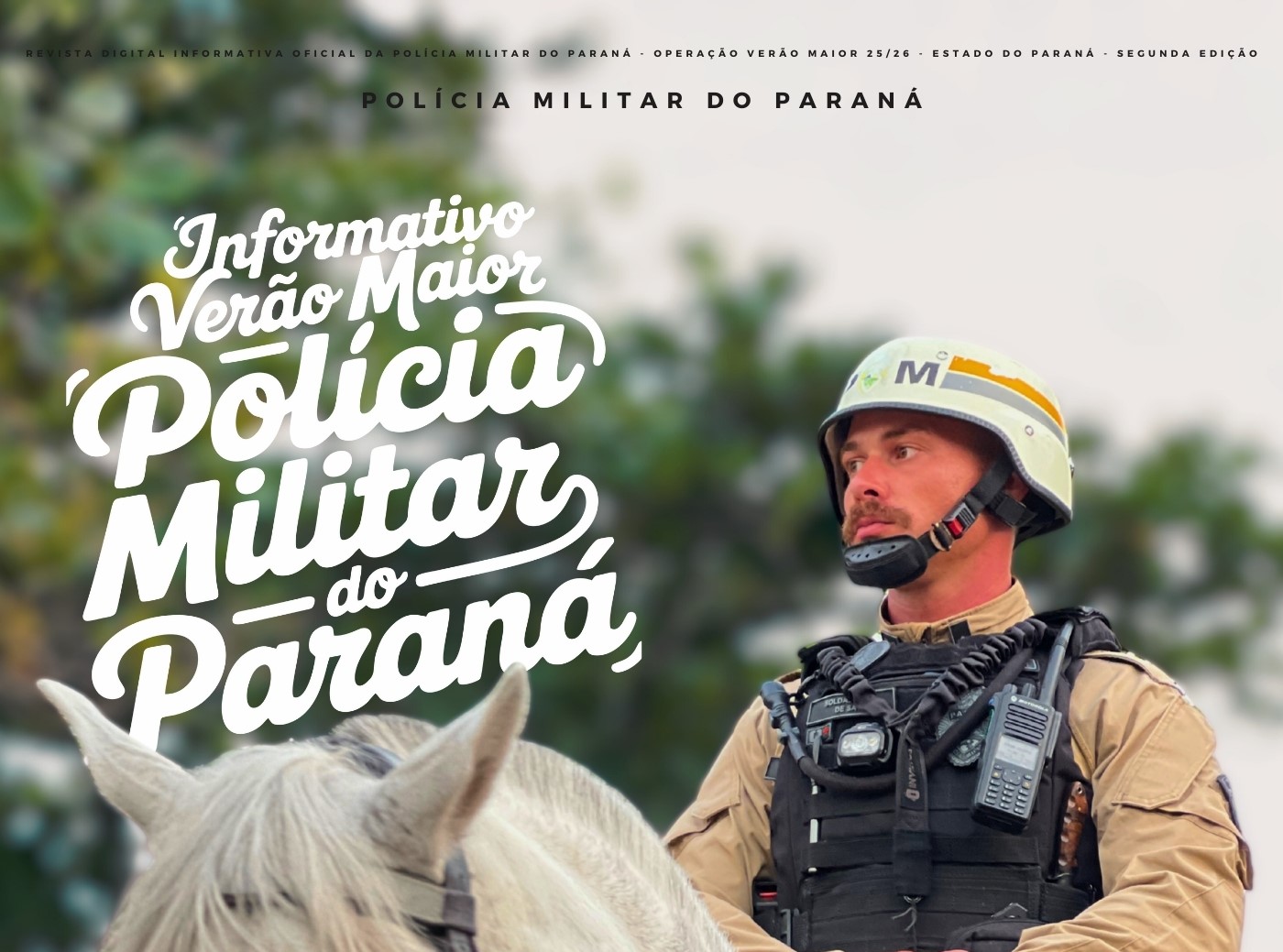 Ao longo de toda a operação, o informativo seguirá com divulgação semanal, destacando o trabalho técnico, humano e profissional dos homens e mulheres da PMPR