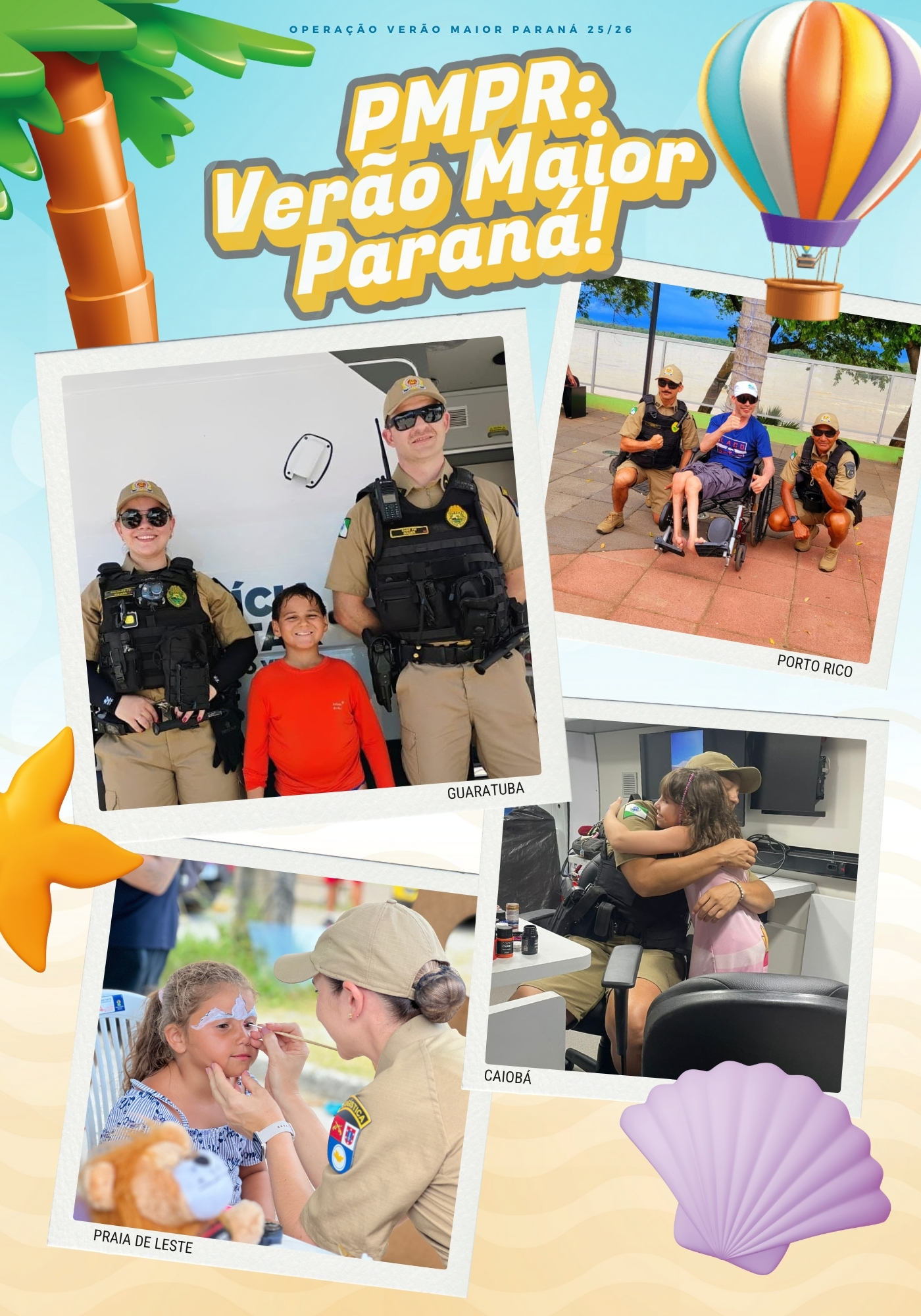 Ao longo de toda a operação, o informativo seguirá com divulgação semanal, destacando o trabalho técnico, humano e profissional dos homens e mulheres da PMPR