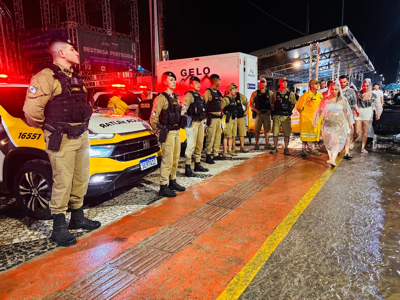 PMPR garante segurança em Show para 167 mil pessoas em Matinhos