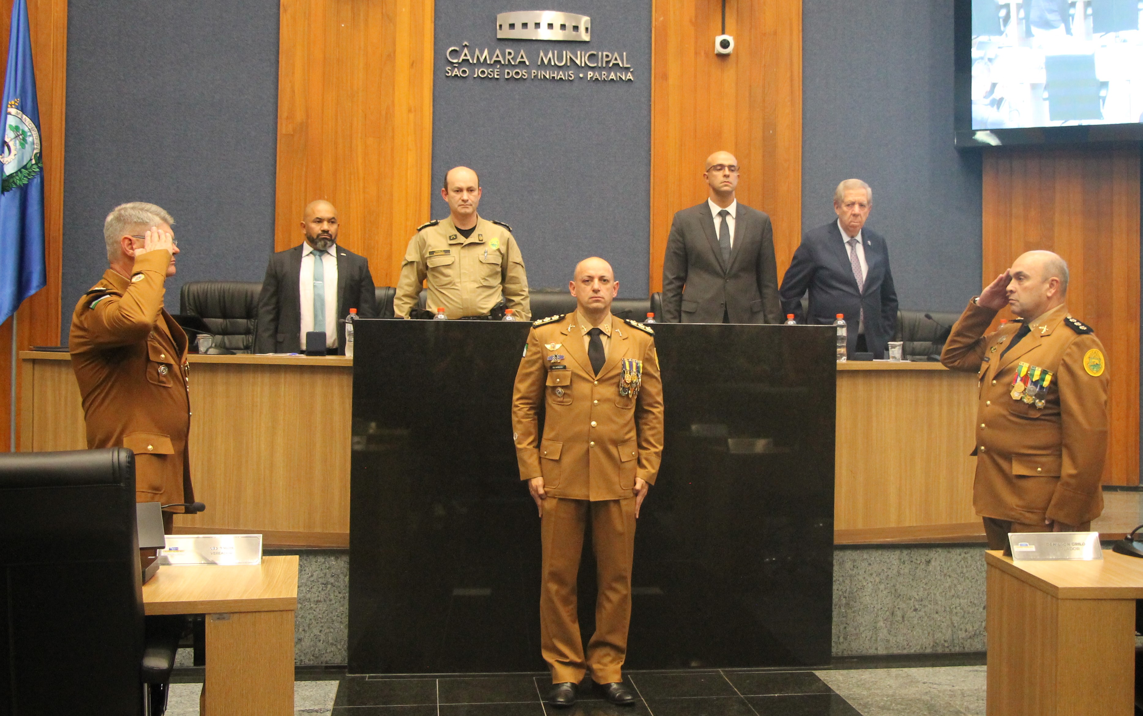 Polícia Militar realiza solenidade de entrega de comando do 6º CRPM em São José dos Pinhais