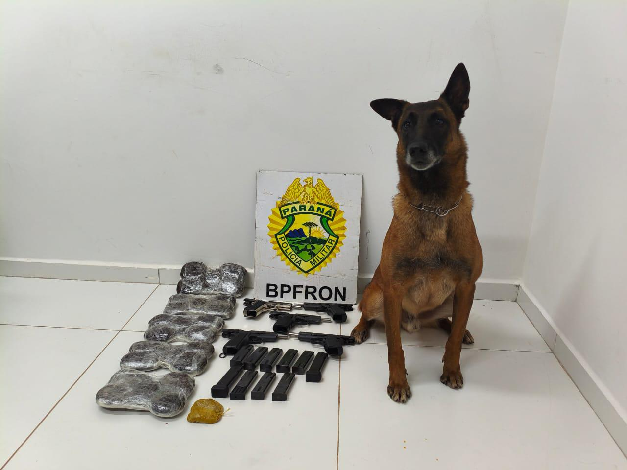 PMPR identifica passageiras com drogas e armas presas ao corpo em abordagem a ônibus em Guaíra