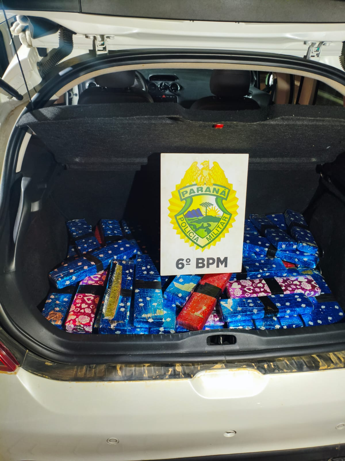 PMPR prende duas mulheres e apreende mais de 170 kg de maconha em Cascavel