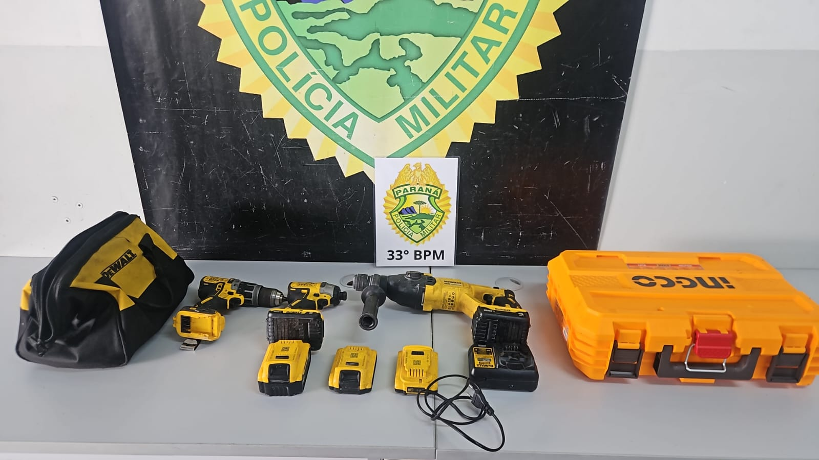 PMPR prende homem por furto qualificado e recupera ferramentas em Curitiba