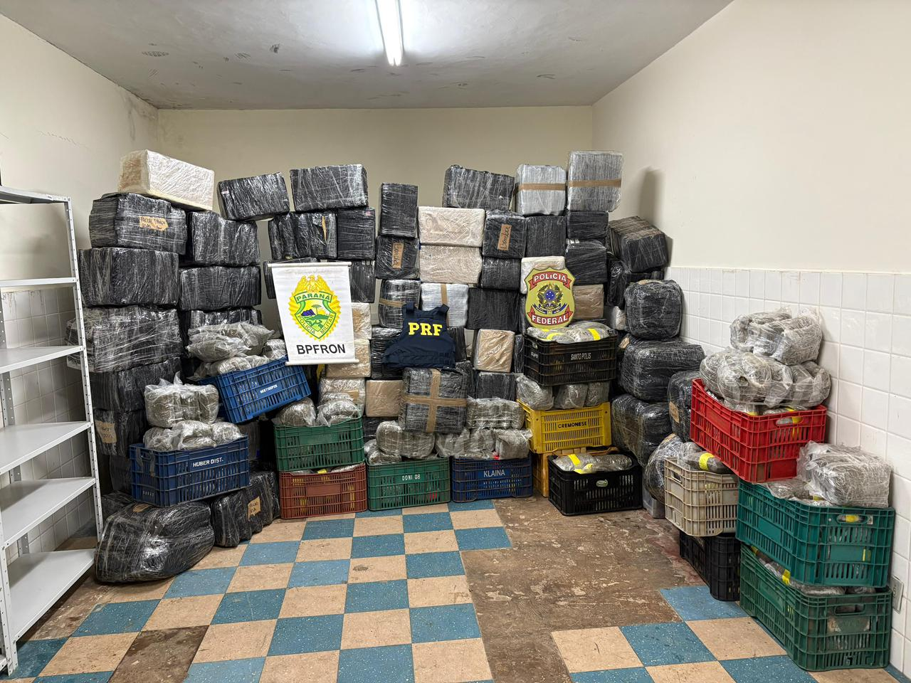 PMPR causa prejuízo de R$ 6,4 milhões com apreensão de mais de 2,5 toneladas de drogas em Guarapuava