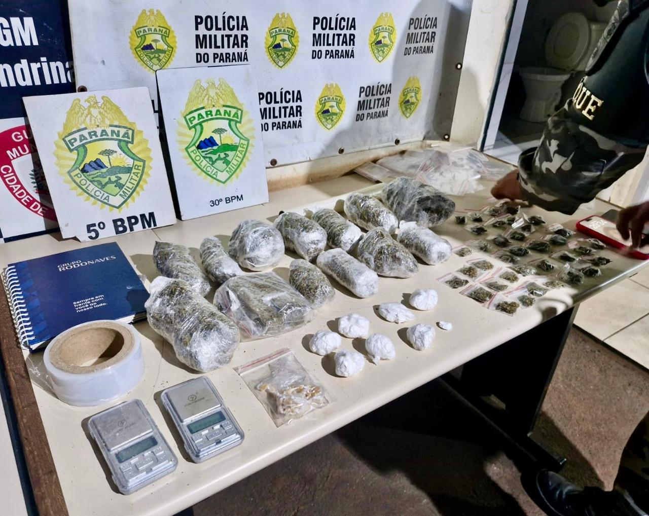PMPR prende homem por tráfico de drogas na zona norte de Londrina