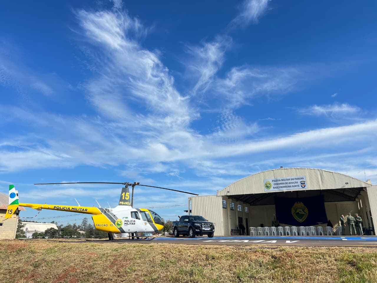 Nova base aérea da PMPR em Umuarama amplia presença policial no Noroeste e fronteira