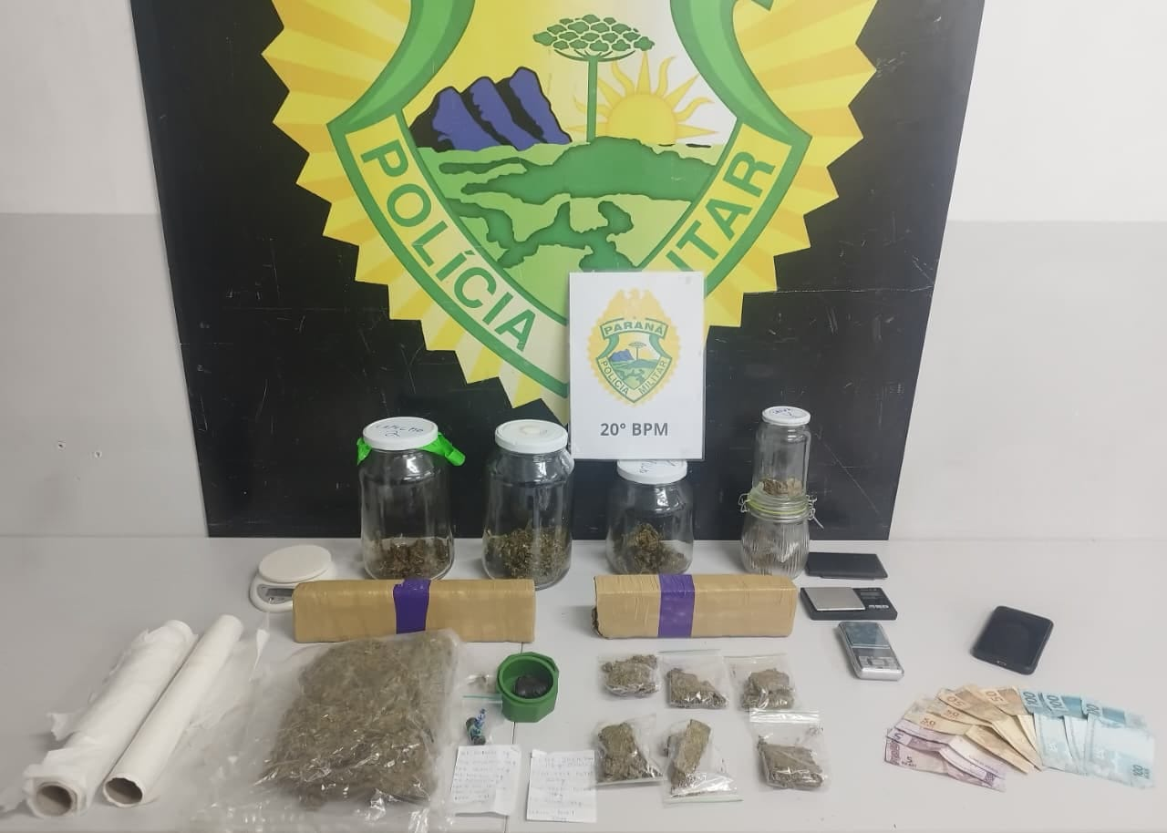 PMPR prende homem por tráfico de drogas no Capão da Imbuia, em Curitiba
