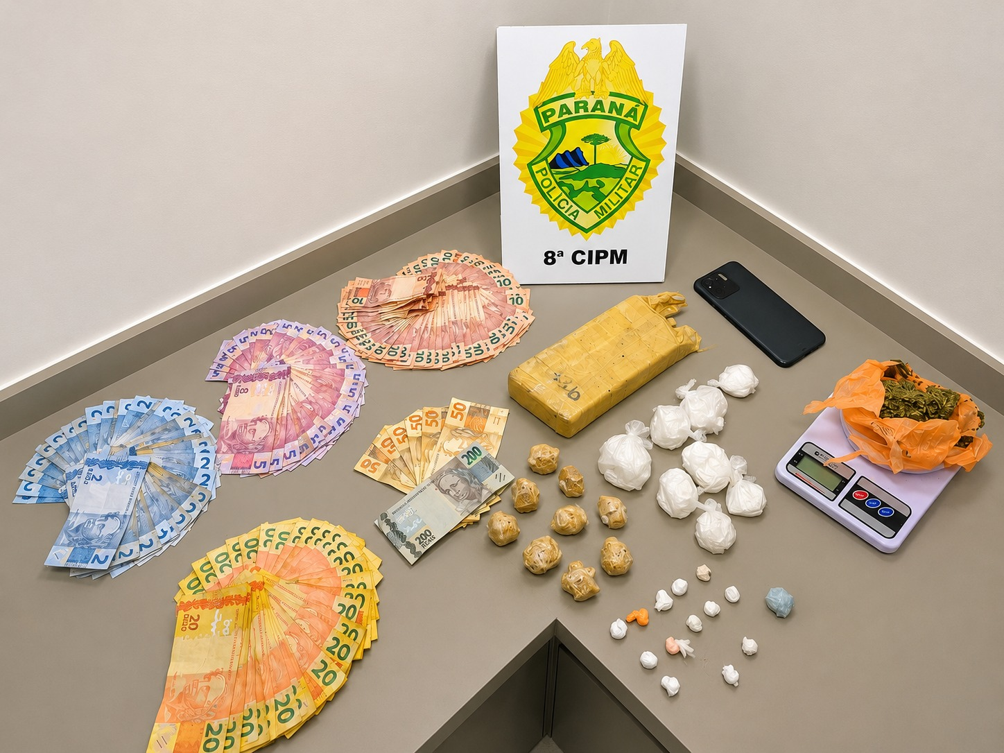 PMPR apreende drogas e encaminha dois adolescentes por ato infracional em Rebouças