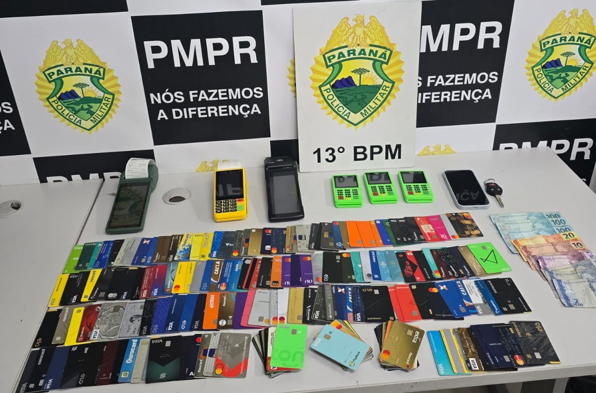 PMPR prende homem suspeito de aplicar golpes com cartões bancários durante evento em Curitiba