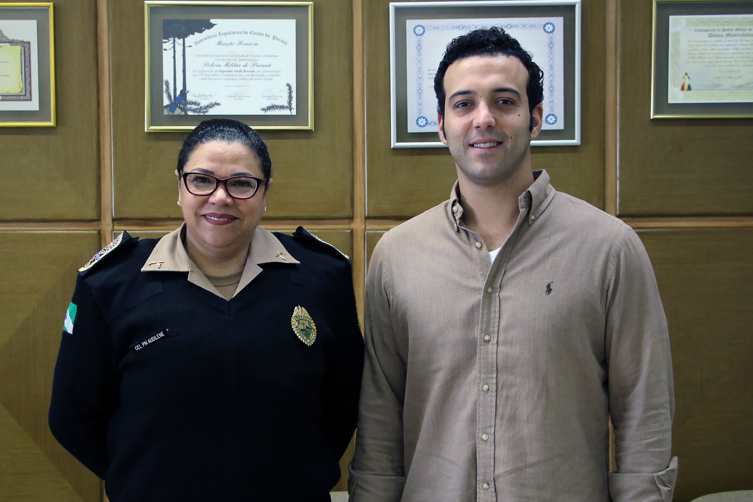 uritiba, 23 de maio de 2018.  Reunião entre CG e o deputado estadual Bernado Ribas Carli