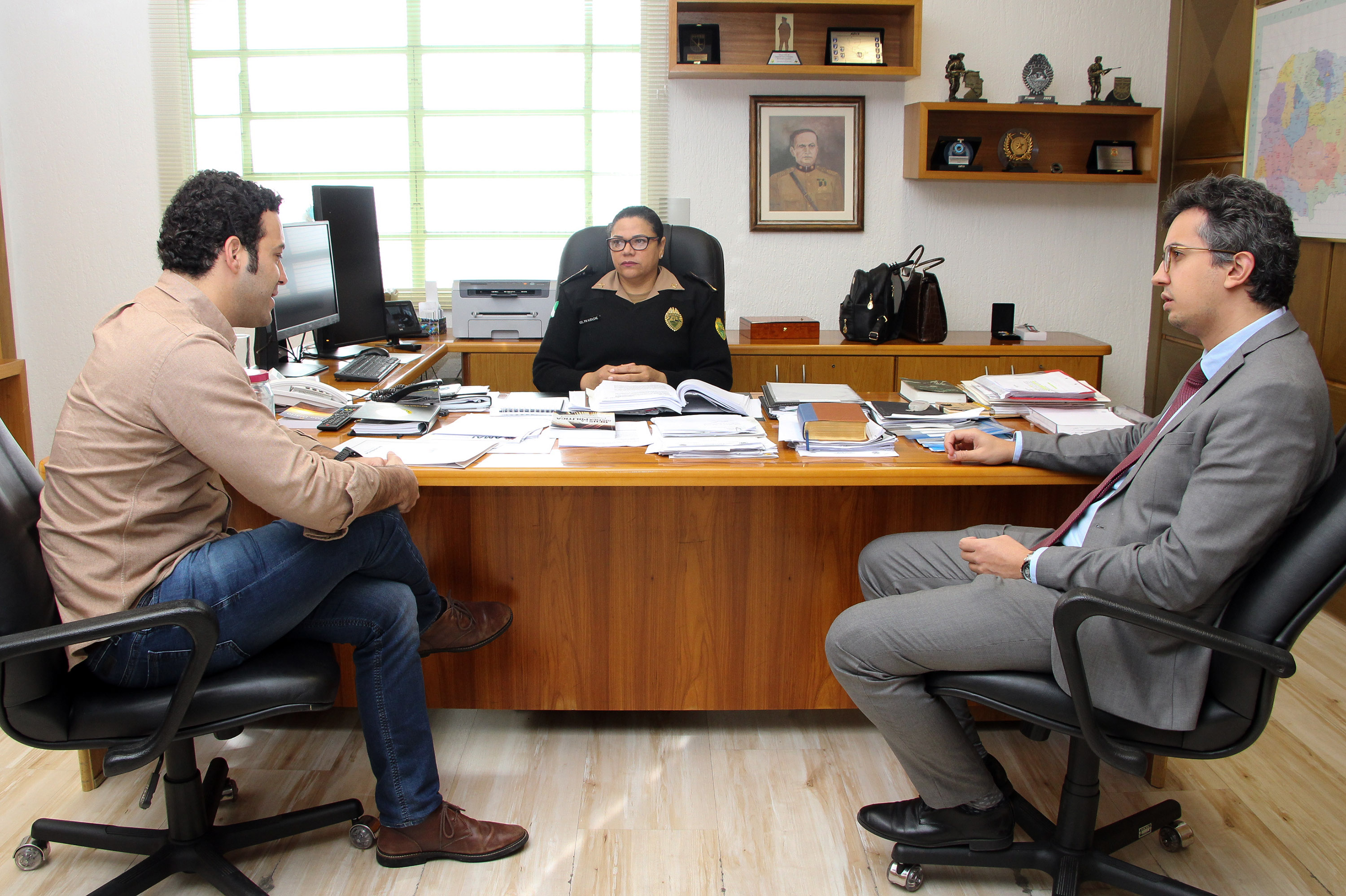 Curitiba, 23 de maio de 2018. Reunião entre CG e o deputado estadual Bernado Ribas Carli