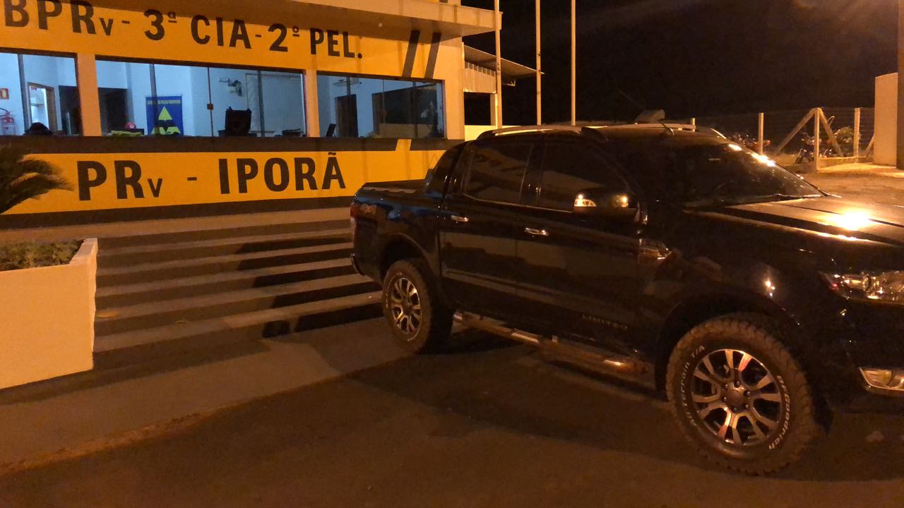 Adolescente envolvido em roubo de caminhonete acaba apreendido pela PM no Noroeste do estado