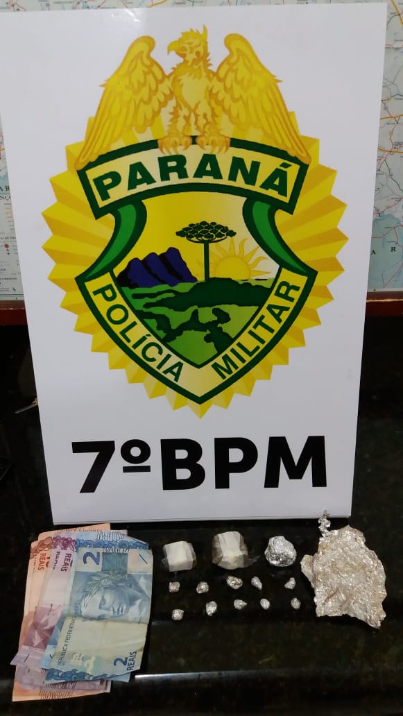 No Oeste do Paraná, Polícia Militar cumpre Mandado de Prisão, prende homem e apreende drogas