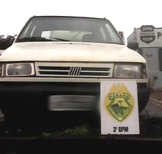 Três homens são encaminhados à delegacia e dois automóveis são recuperados no Sudoeste do Estado