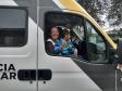 Alunos da APAE visitam o Batalhão de Polícia de Guarda (BPGd) em Piraquara, na RMC