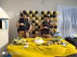 Menino faz aniversário na companhia de policiais militares em Sarandi (PR), no Noroeste do estado
