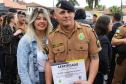 Polícia Militar homenageia praças promovidos com entrega de homenagem e certificados em Curitiba