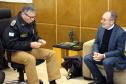 Comandante-Geral da PM recebe visita do cônsul dos EUA em Curitiba (PR)