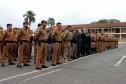 Polícia Militar homenageia praças promovidos com entrega de homenagem e certificados em Curitiba