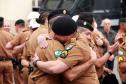 Polícia Militar homenageia praças promovidos com entrega de homenagem e certificados em Curitiba