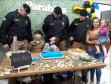 Imagens eternizam surpresa que menino Kauan recebeu da PM de Toledo em seu aniversário