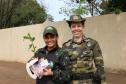 Alunos do projeto Força Verde Mirim visita unidade da Polícia Ambiental e participam de blitz educativa no Interior do estado