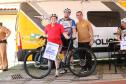 Passeio Ciclístico da PM em Ponta Grossa leva 300 participantes para pedalar em prol da segurança no trânsito 
