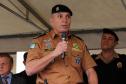 Governador autoriza concurso de 2,4 mil vagas para a Polícia Militar durante solenidade em Curitiba