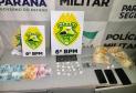PM apreende quase cinco quilos de maconha e quatro homens acabam presos no Oeste do estado